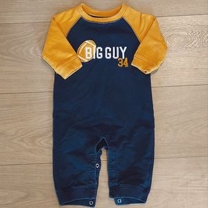 5/$25 Carter's Football One-piece - 9 months